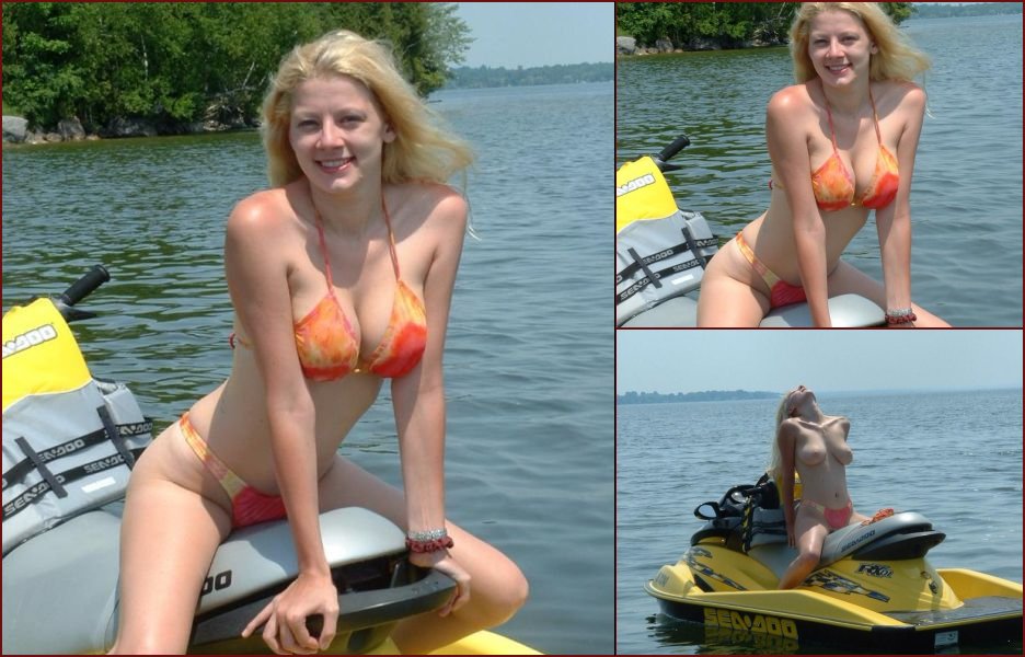 A pretty blonde got all naughty on her vacation - 19