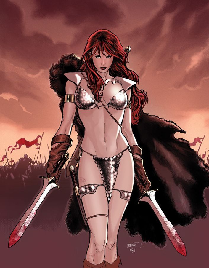 Beautiful pictures of sexy warrior Ginger Sony - 06