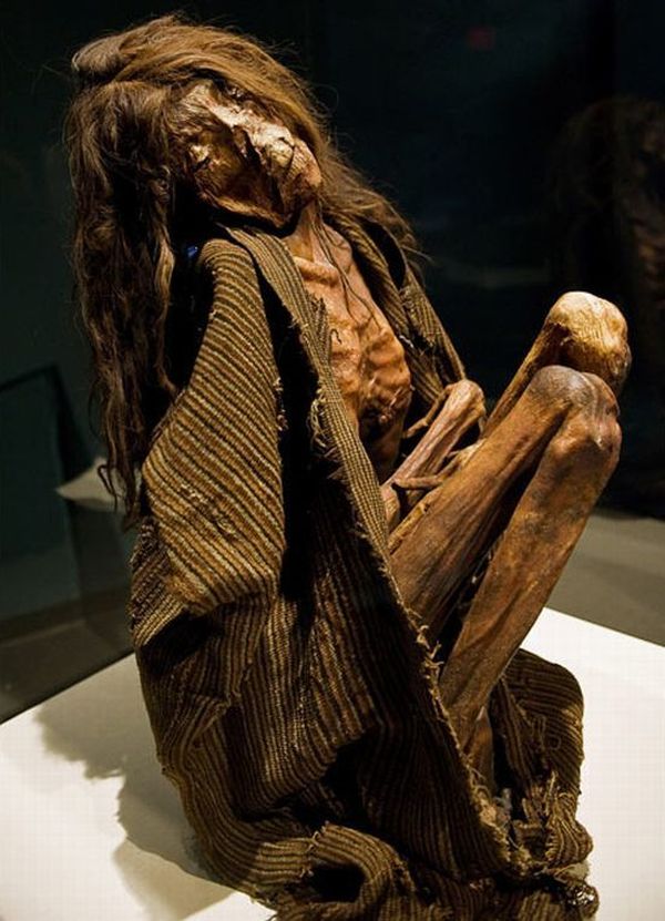 Mummies of the world at an exhibition in a research center in Los Angeles - 09