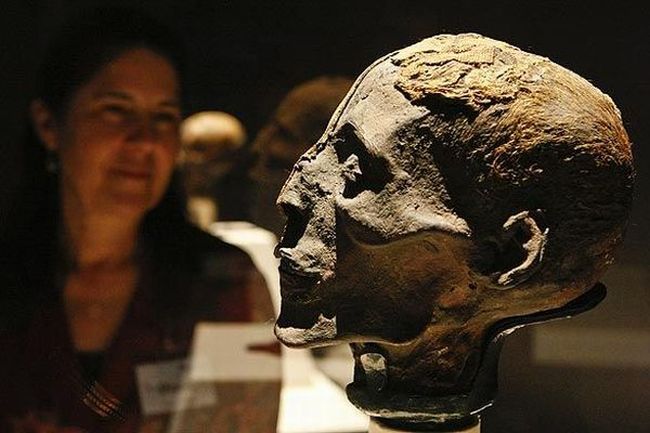 Mummies of the world at an exhibition in a research center in Los Angeles - 15