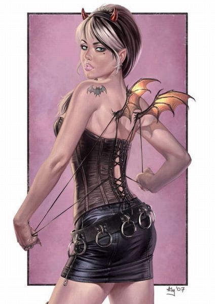 Amazing pinup drawings (21 pics) Amazing pinup drawings (21 pics)