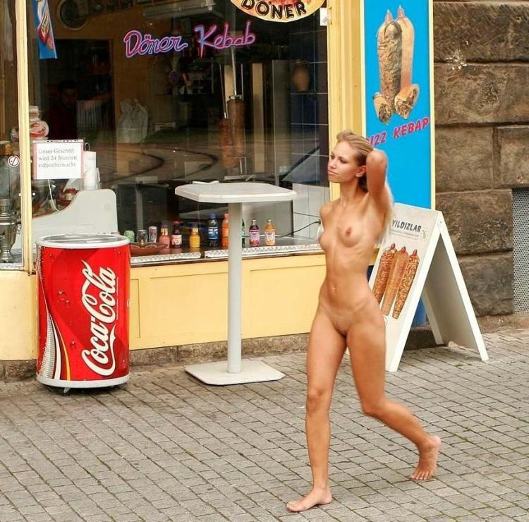 Nudists on the streets of Germany - 15