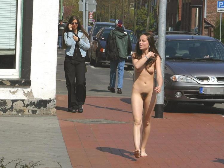 Nudists on the streets of Germany - 16