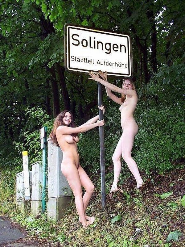 Nudists on the streets of Germany - 25