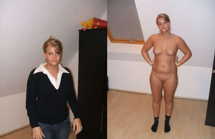 Muchachas in clothes and without. Feel the difference - 13