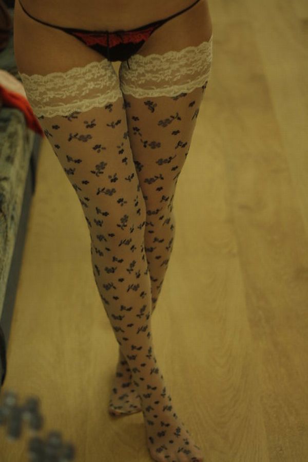 Stockings make women's legs incredibly yummy - 22