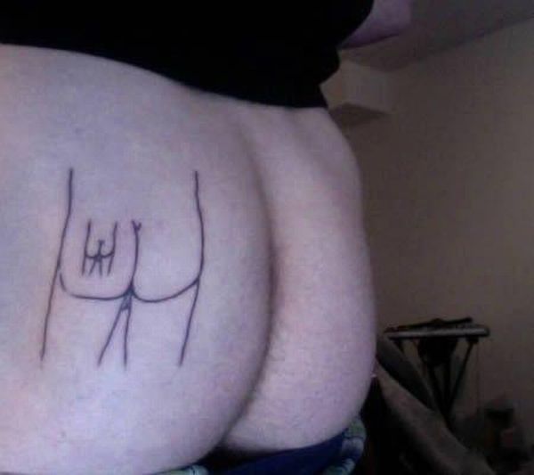 Ass tattoos. These guys have too much free time on their hands - 02