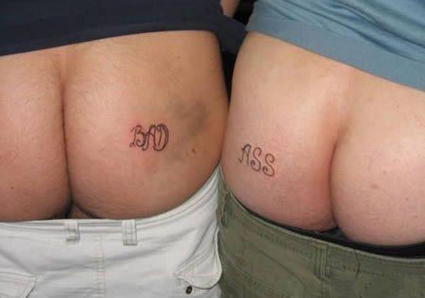 Ass tattoos. These guys have too much free time on their hands - 05