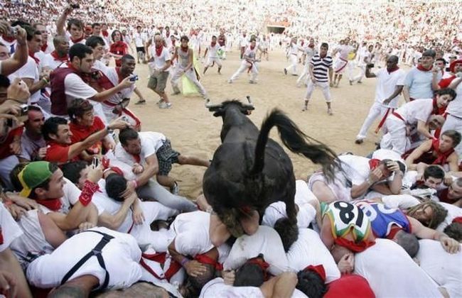The Running of the Bulls at the San Fermin festival - 00
