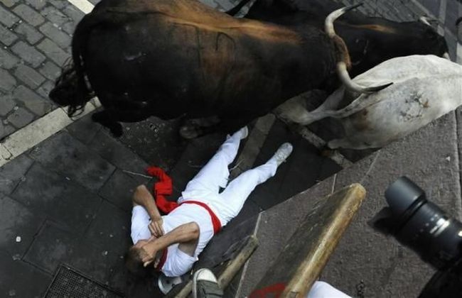 The Running of the Bulls at the San Fermin festival - 02