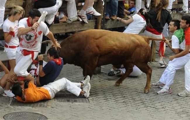 The Running of the Bulls at the San Fermin festival - 06