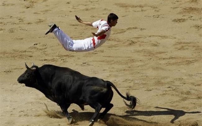 The Running of the Bulls at the San Fermin festival - 15