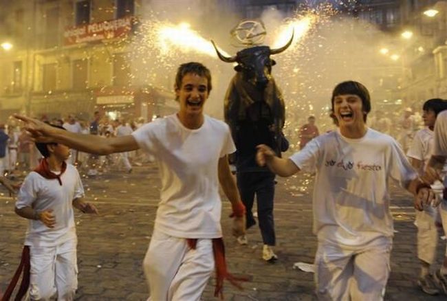 The Running of the Bulls at the San Fermin festival - 18