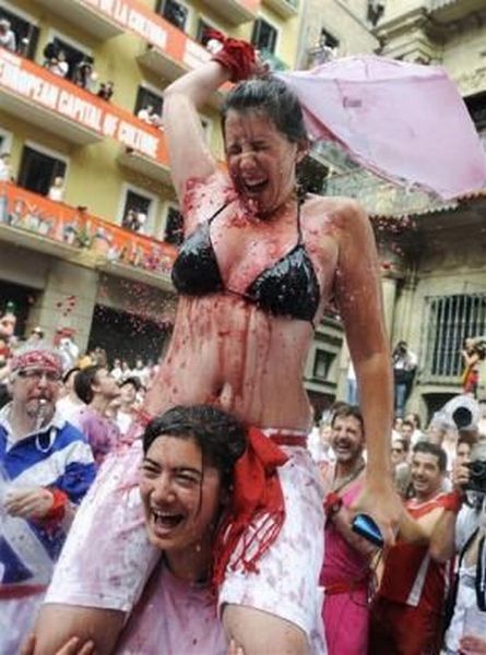 The Running of the Bulls at the San Fermin festival - 25