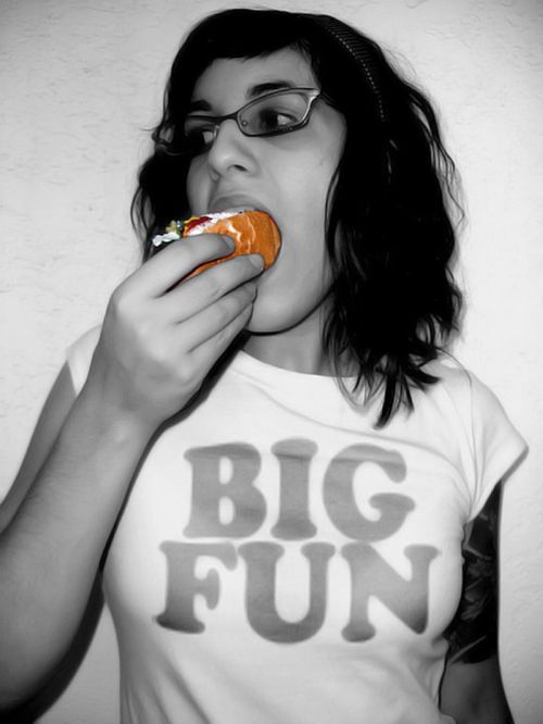 Girls who love hot-dogs - 24