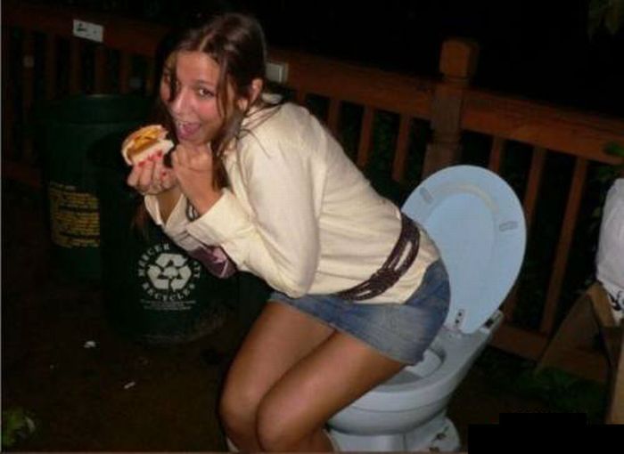 Girls who love hot-dogs - 46