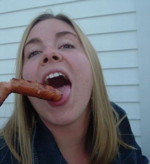 Girls who love hot-dogs - 54