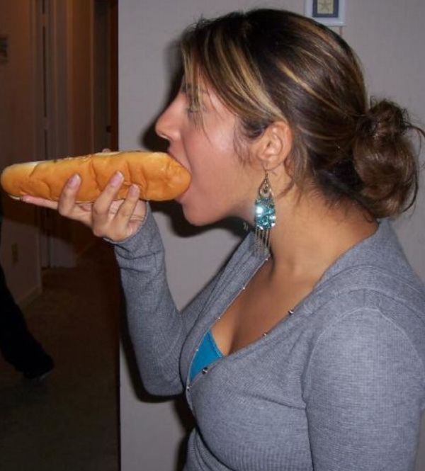 Girls who love hot-dogs - 55