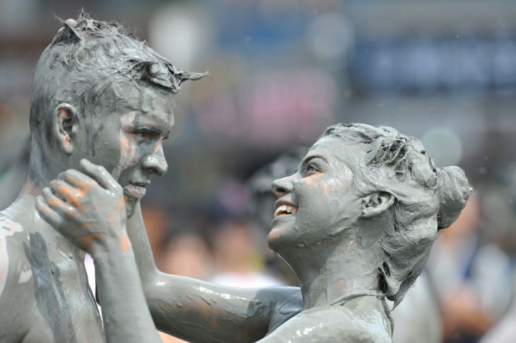 The annual festival of mud in the South Korean city of Boryeong - 13