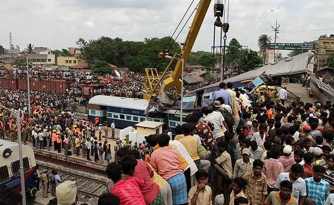 Train collisions in India - 07