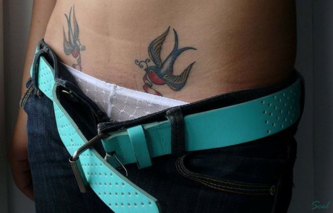 Spicy tattoos in intimate places - 15