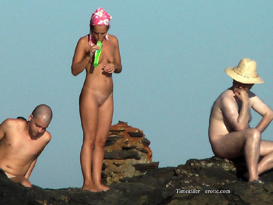 Hot girls on nudist beach - 9