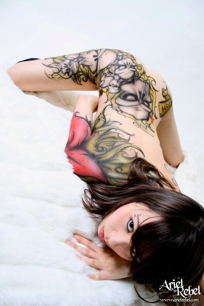 Cute Girl Tattoo - 13