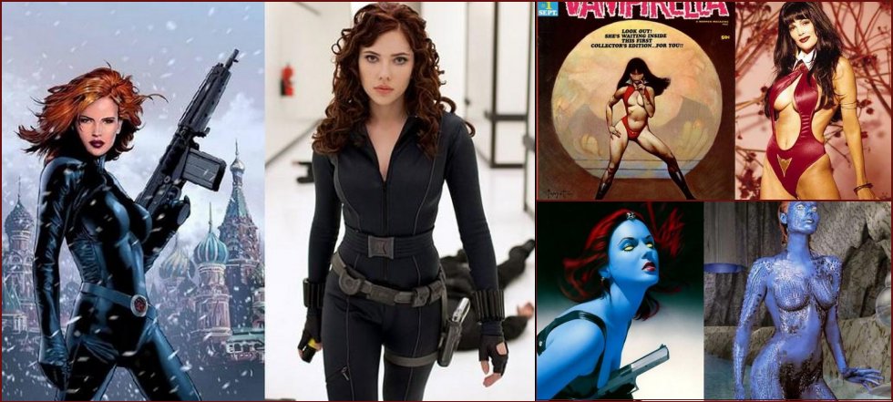 Female comic heroes and their movie twins - 9