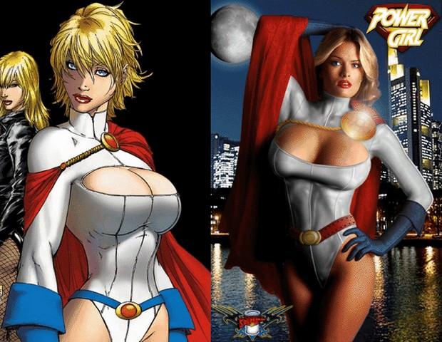 Female comic heroes and their movie twins - 3