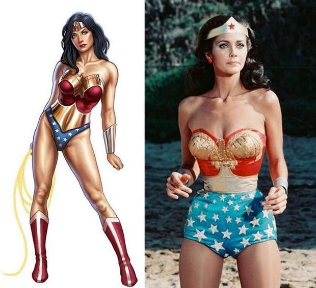 Female comic heroes and their movie twins - 6
