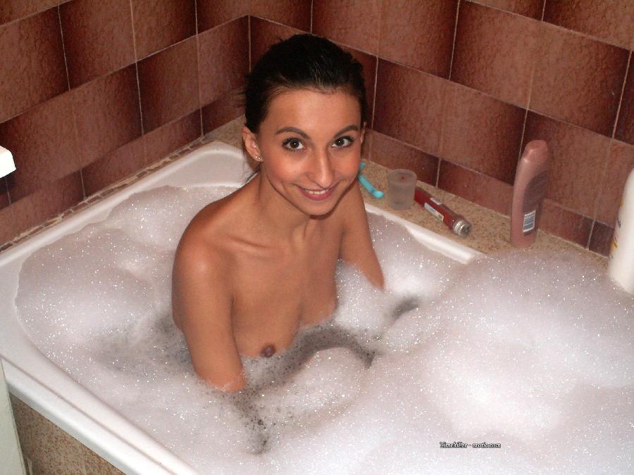 Young amateur girls in the bath - 40