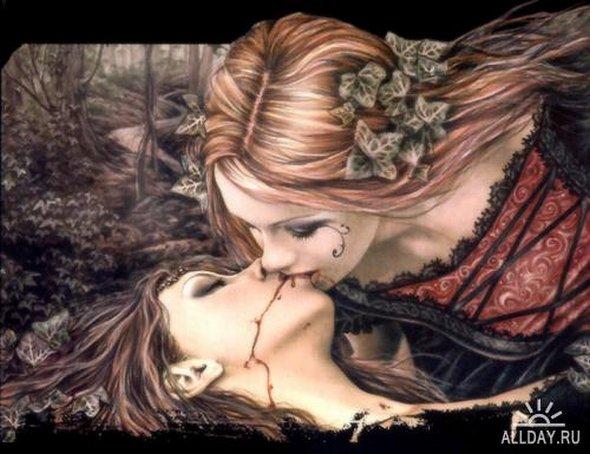Young women suffering from love to vampires - 8