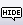 hide